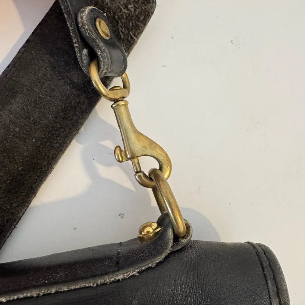 Classic Black Leather Laptop Satchel - Women's Laptop Bag